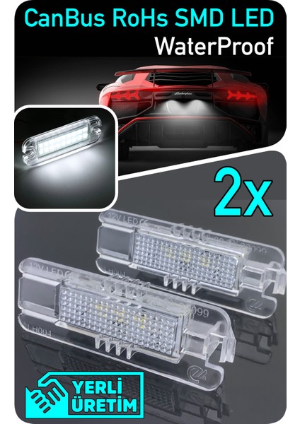 Volkswagen VW Eos 1F 2006-2015 Canbus LED Plaka Aydınlatma Ledi Lambası fiyatları