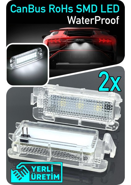 Ford Grand C-Max 2010-2019 Canbus LED Plaka Aydınlatma Ledi Lambası LED Edıtıon