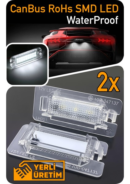 Bmw 1 Serisi E82 E88 2006-2013 Canbus LED Plaka Aydınlatma Ledi Lambası LED Edıtıon