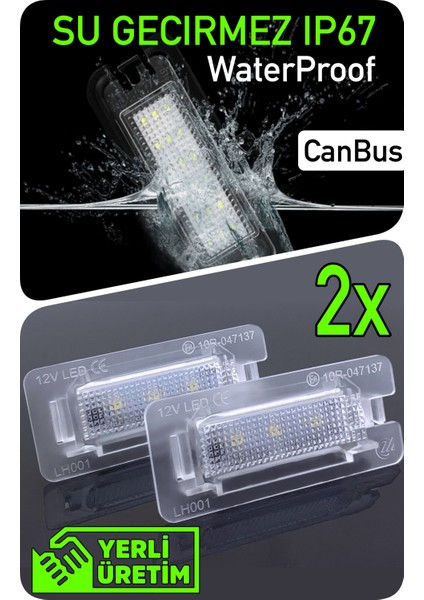 Bmw 1 Serisi E82 E88 2006-2013 Canbus LED Plaka Aydınlatma Ledi Lambası LED Edıtıon