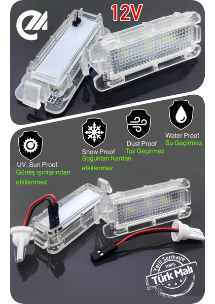 Ford Ecosport 2013 ’den sonra Canbus LED Plaka Aydınlatma Ledi Lambası