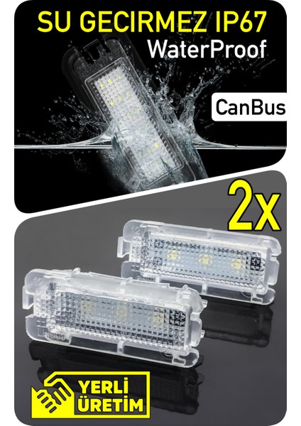 Ford Fıesta MK6 2008-2017 Canbus LED Plaka Aydınlatma Ledi Lambası
