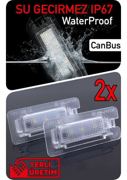 Bmw X6 E71 E72 F16 F86 2008-2019 Canbus LED Plaka Aydınlatma Ledi Lambası LED Edıtıon