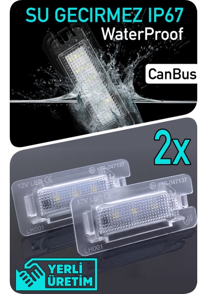 Volkswagen Vw Id.4 (E21) Performance Canbus LED Plaka Aydınlatma Ledi Lambası LED Edıtıon