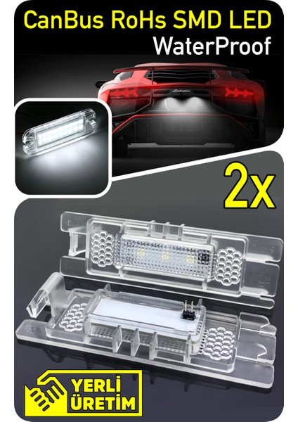 Fıat Seicento Hatchback 1998-2010 Canbus LED Plaka Aydınlatma Ledi Lambası LED Edıtıon