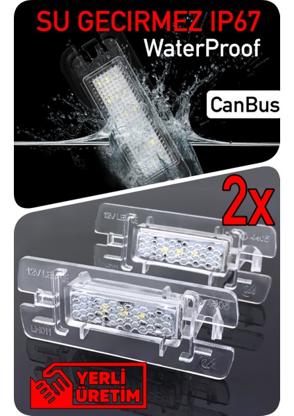 Cadıllac Ats Escalade Canbus LED Plaka Aydınlatma Ledi Lambası LED Edıtıon