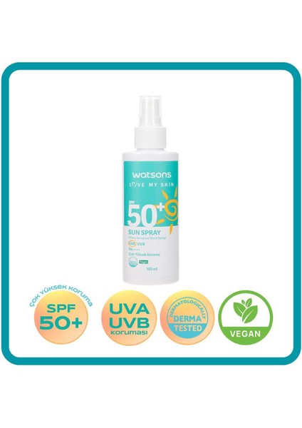 Vücut Güneş Koruyucu Sprey SPF50+ 150 ml fiyatları