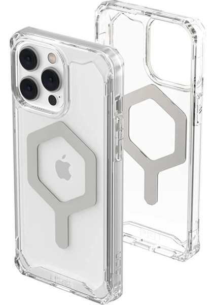 Newface iPhone 14 Pro Kılıf Uag Plyo Magneticsafe Silikon - Şeffaf fırsatları