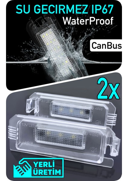 Hyundai Elantra Azera Canbus LED Plaka Aydınlatma Ledi Lambası LED Edıtıon