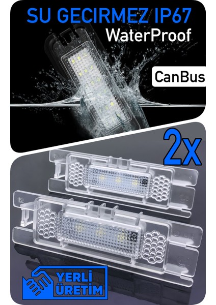 Ferrari 488 GTB Spider Canbus LED Plaka Aydınlatma Ledi Lambası