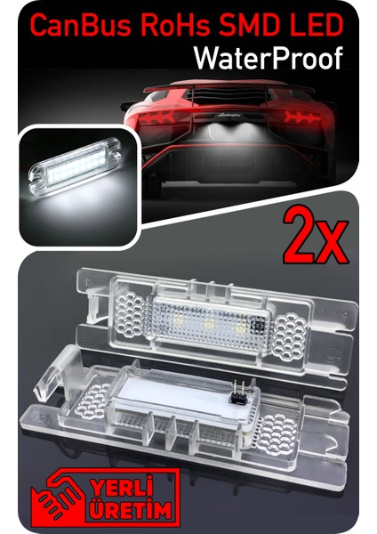 Fıat Tipo Sedan Hatchback Kombi Canbus LED Plaka Aydınlatma Ledi Lambası LED Edıtıon