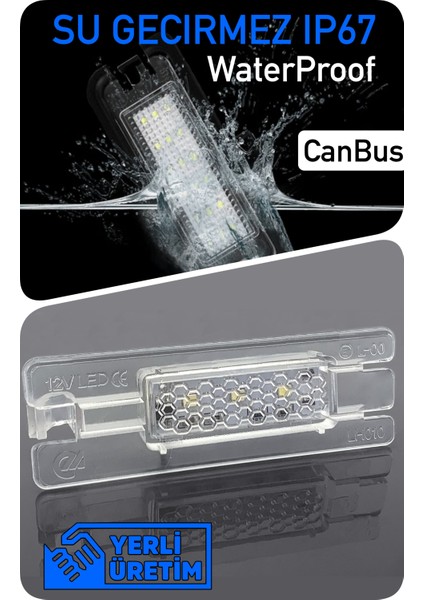 Seat Cordoba Limousine Sedan 6l2 1999-2009 Canbus LED Bagaj Aydınlatma Ledi Lambası LED Edıtıon