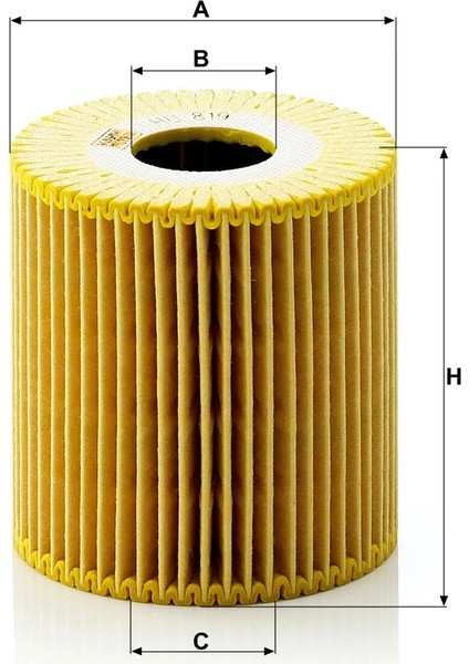 Hu 819 x - Yağ Filtresi - Mann Fılter fiyatları