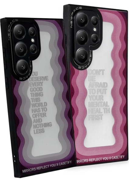 Samsung Galaxy S23 Ultra Kılıf Mirror Desenli Kapak - Mirror - 10 - KA3885-4605
