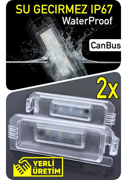 Kıa Rio 4 Hatchback Canbus LED Plaka Aydınlatma Ledi Lambası LED Edıtıon