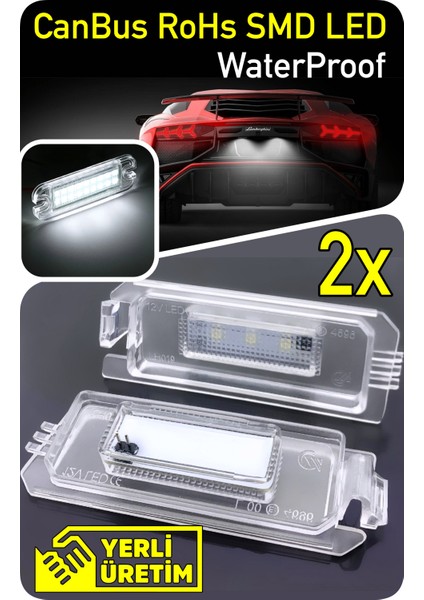 Kıa Rio 4 Hatchback Canbus LED Plaka Aydınlatma Ledi Lambası LED Edıtıon