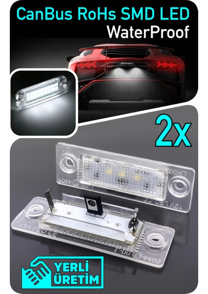 Volkswagen VW Caddy 2004-2020 Canbus LED Plaka Aydınlatma Ledi Lambası fiyatları