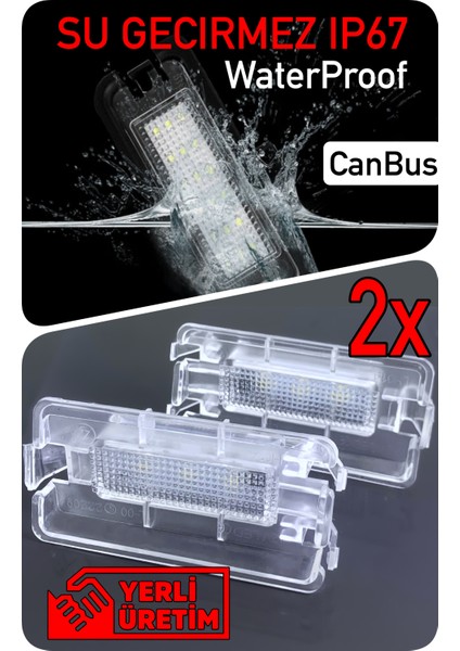 Seat Altea 5P XL 2004-2016 Canbus LED Plaka Aydınlatma Ledi Lambası