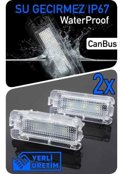 Ford Kuga MK2 MK1 2008-2019 Canbus LED Plaka Aydınlatma Ledi Lambası fiyatları