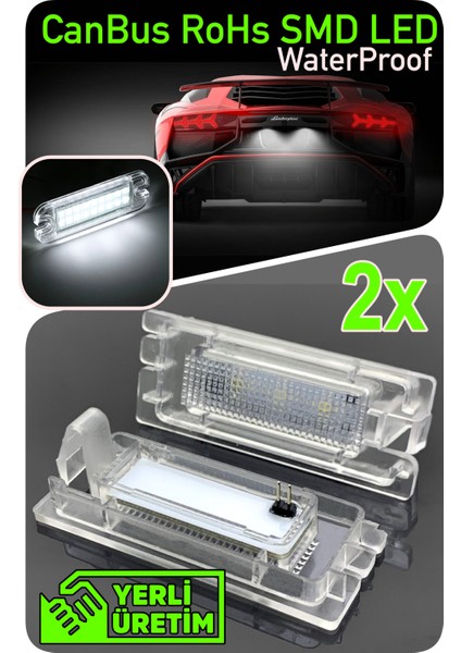 Renault Fluence Canbus LED Plaka Aydınlatma Ledi Lambası LED Edıtıon