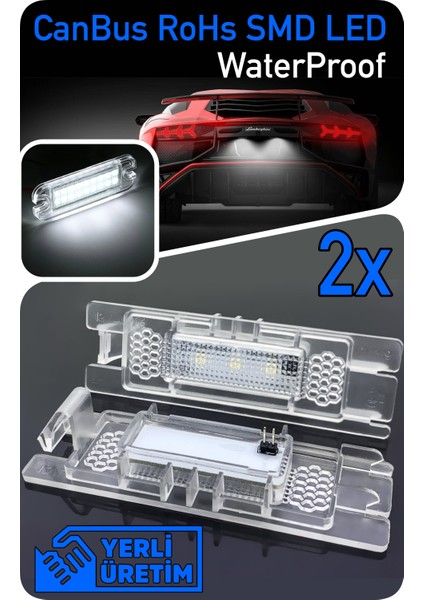 Opel Astra J K H Caravan Canbus LED Plaka Aydınlatma Ledi Lambası LED Edıtıon