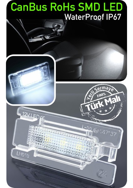 Mını Clubman R55 Cooper One 2007-2014 Canbus LED Araç Içi Ayak Altı Bölmesi Aydınlatma Ledi Lambası LED Edıtıon
