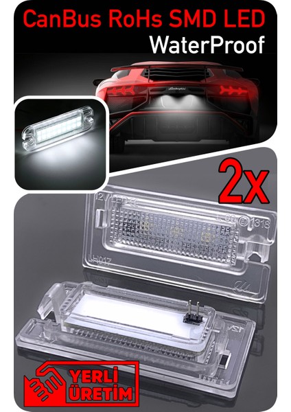 Mini Cooper R50 R52 R53 2001-2008 Canbus LED Plaka Aydınlatma Ledi Lambası fiyatları
