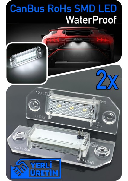 Ford Focus C-Max 2003-2010 Canbus LED Plaka Aydınlatma Ledi Lambası LED Edıtıon