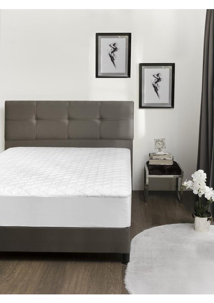 Sıvı Geçirmez Kapitone Alez Fitted 140X200