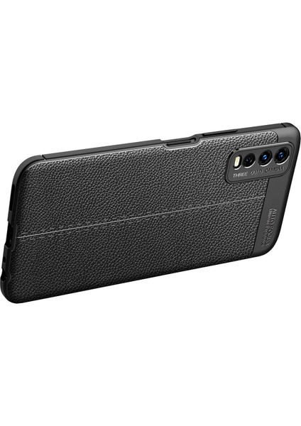Vivo Y11S Kılıf Auto Focus Kapak - Siyah - KA1841-9821