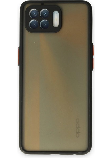 Oppo Reno 4 Lite Kılıf Montreal Silikon Kapak - Siyah - KA1506-6293