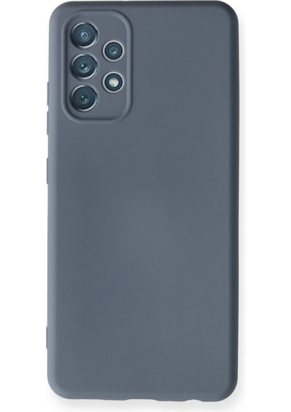 Samsung Galaxy A32 Kılıf Nano Içi Kadife Silikon - Gri - KA8844-2526