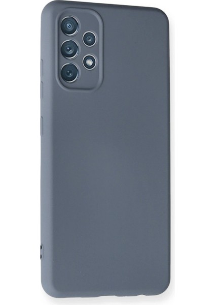 Samsung Galaxy A32 Kılıf Nano Içi Kadife Silikon - Gri - KA8844-2526