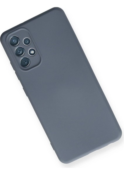 Samsung Galaxy A32 Kılıf Nano Içi Kadife Silikon - Gri - KA8844-2526