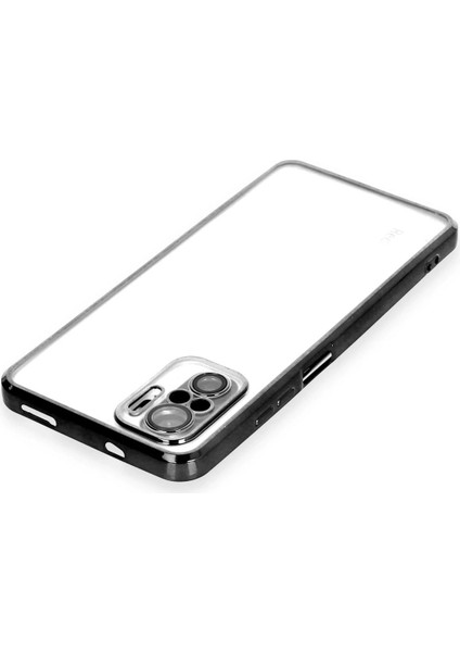 Xiaomi Redmi Note 10 Kılıf Lensli Silikon - Siyah - KA5834-5153 modelleri