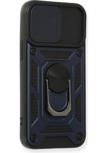 iPhone 12 Kılıf Pars Lens Yüzüklü Silikon - Lacivert - KA4304-6786 fiyatları
