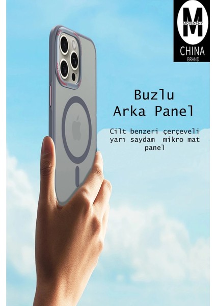 iPhone 15 Kılıf Radyant Magsafe Kapak - Turuncu - KA3744-2714