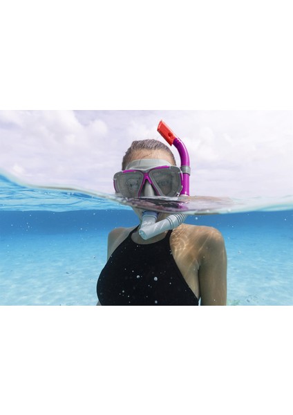 Bestway Maske ve Snorkel Slikon 24029 Pembe modelleri