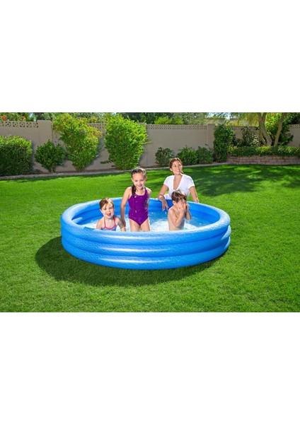 Bestway 3 Bölmeli Havuz 183X33 cm 51027 Mavi fiyatları