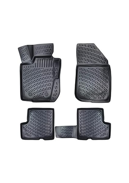 Rizline Dacia Duster 2WD 2018 Sonrası 3D Havuzlu Paspas