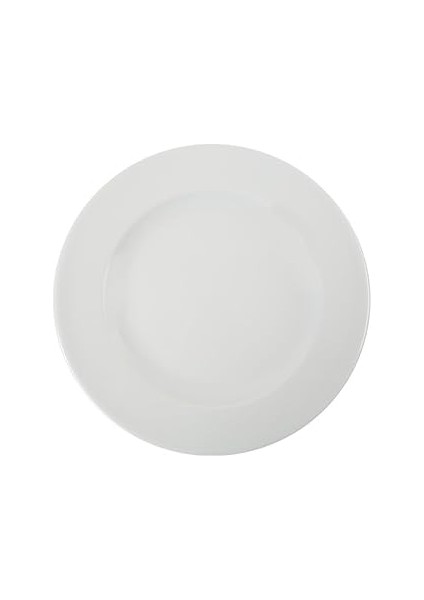 Mina Beyaz Düz Tabak 27CM