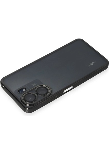 Xiaomi Redmi 13C Kılıf Lensli Silikon - Siyah - KA2121-5227 modelleri