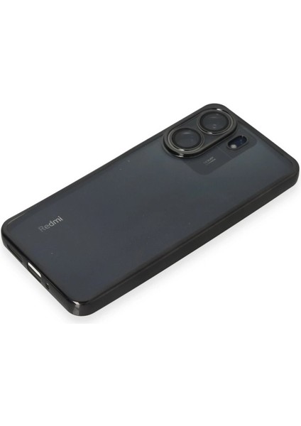 Xiaomi Redmi 13C Kılıf Lensli Silikon - Siyah - KA2121-5227 fırsatları