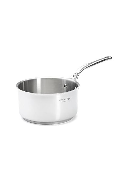 De Buyer Inox Milady Saplı Tencere, Paslanmaz Çelik, Gümüş, 20 cm