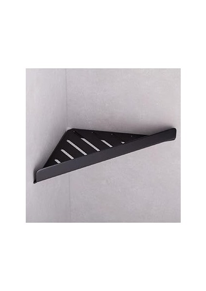 System Duş Raf Sistemi Siyah Renk 53X211X211 mm