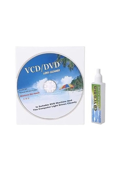 Cd/Vcd/Dvd Oynatıcı Lens Temizleyici Seti, Cd Çalar Cd Temizleyici Disk,
