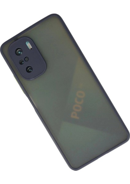 Newface Xiaomi Poco F3 Kılıf Montreal Silikon Kapak - Lacivert modelleri
