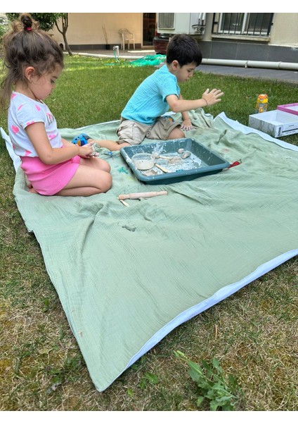 Müslin Sıvı Geçirmez Aktivite Örtüsü | 1.75 cm x 1.55 cm 🌈 indirimleri