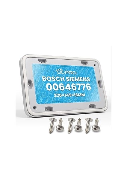Dl-Pro 646776 00646776 Bakım Kapağı Kapak Kapak Servis Kapağı Isı Değiştirici Ku
