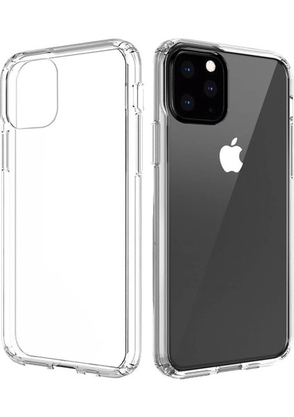 Newface iPhone 11 Pro Max Kılıf Lüx Şeffaf Silikon